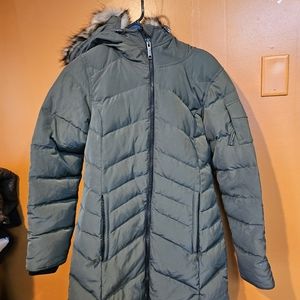 Eddie Bauer Women's Sun Valley Down Parka Green Size Small